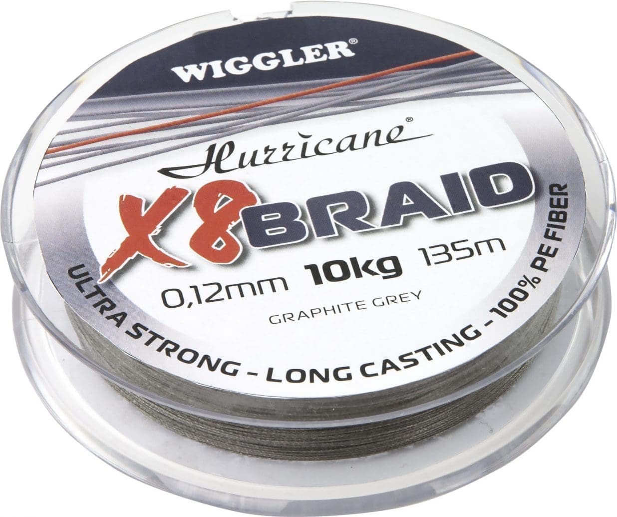 Hurricane X8 Braid Grey 135m 0,06