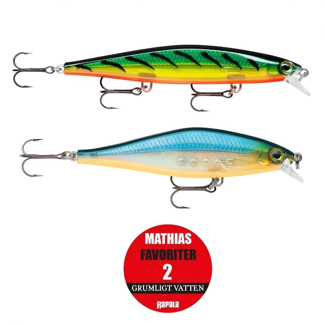 Förpackning med utvalda favoriter till abborrfisket av Mathias Holgersson - Rapala Proguide.