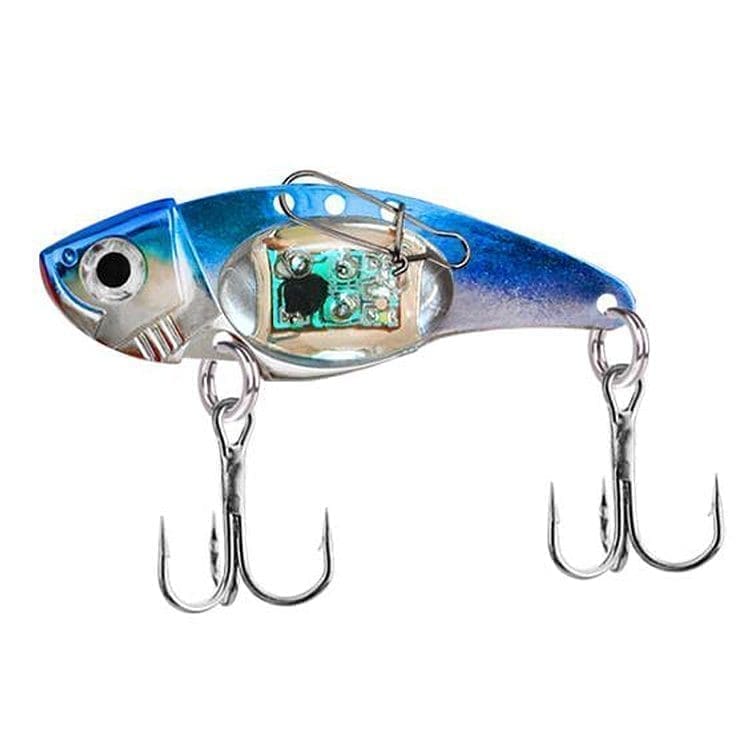 Fiske Lure LED-ljus Djup Drop Underwater ögonform fiske bete Luminous Lure för att locka fisken