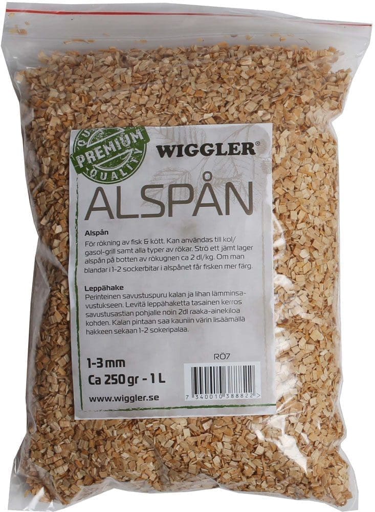 Wiggler Alspån 250gr